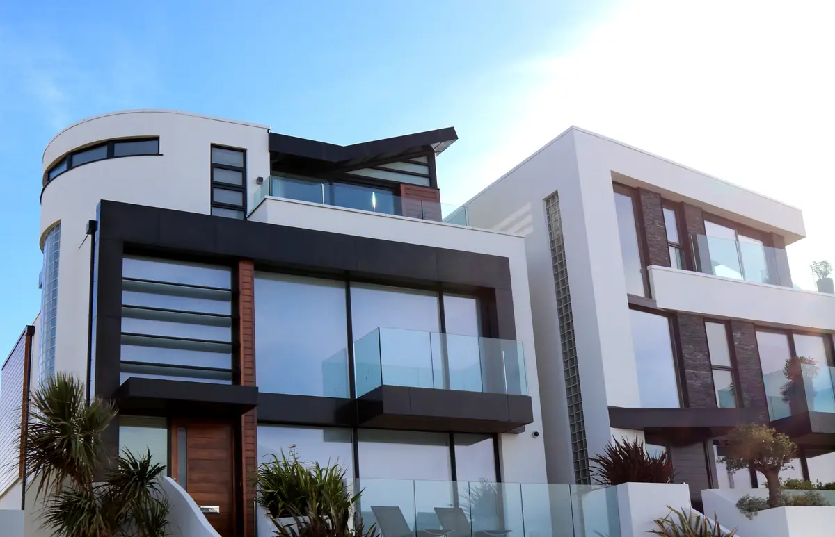 Modern mixed-use building